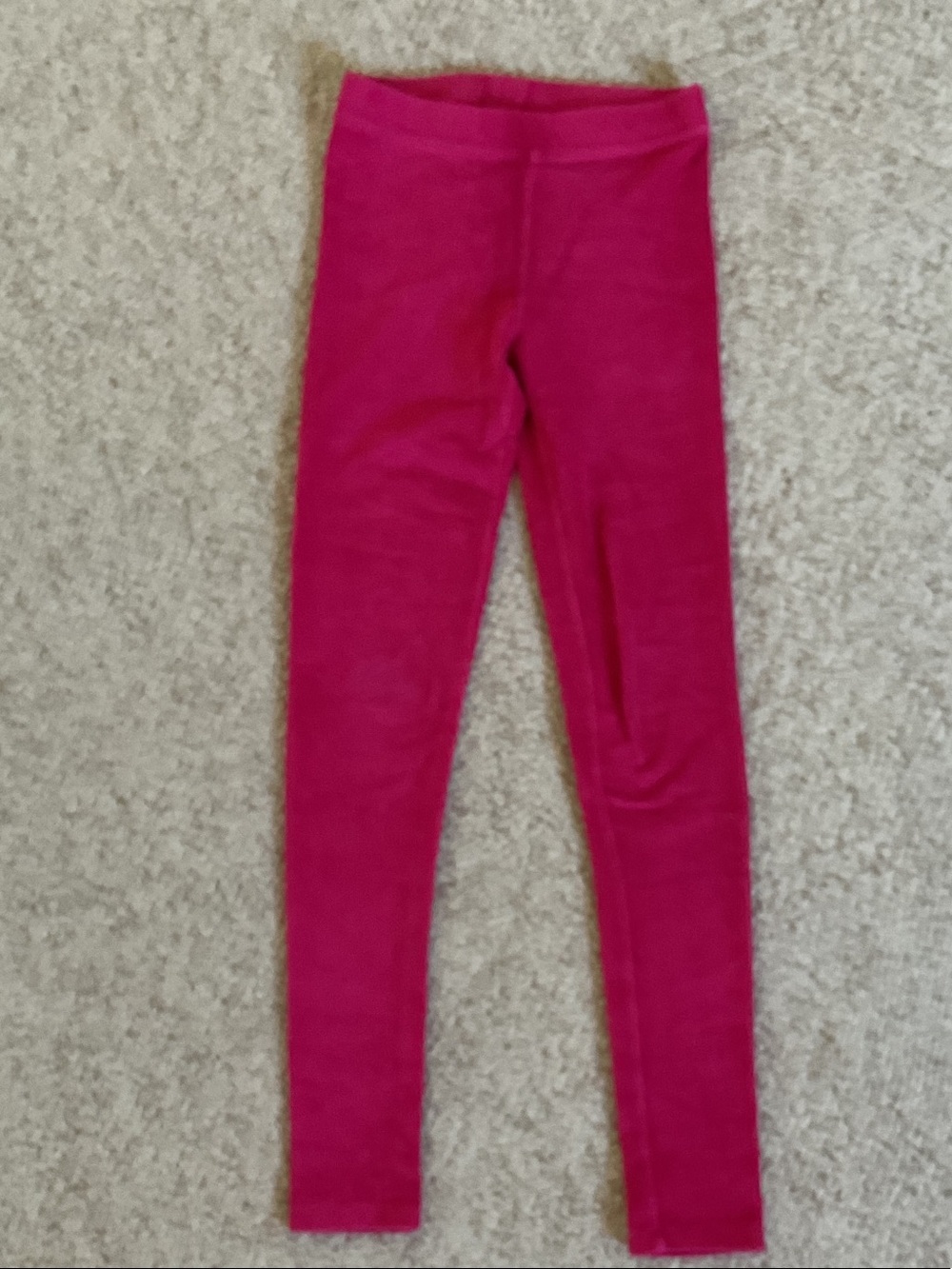 Crewcuts Bright Fuchsia Girls Stretch Leggings